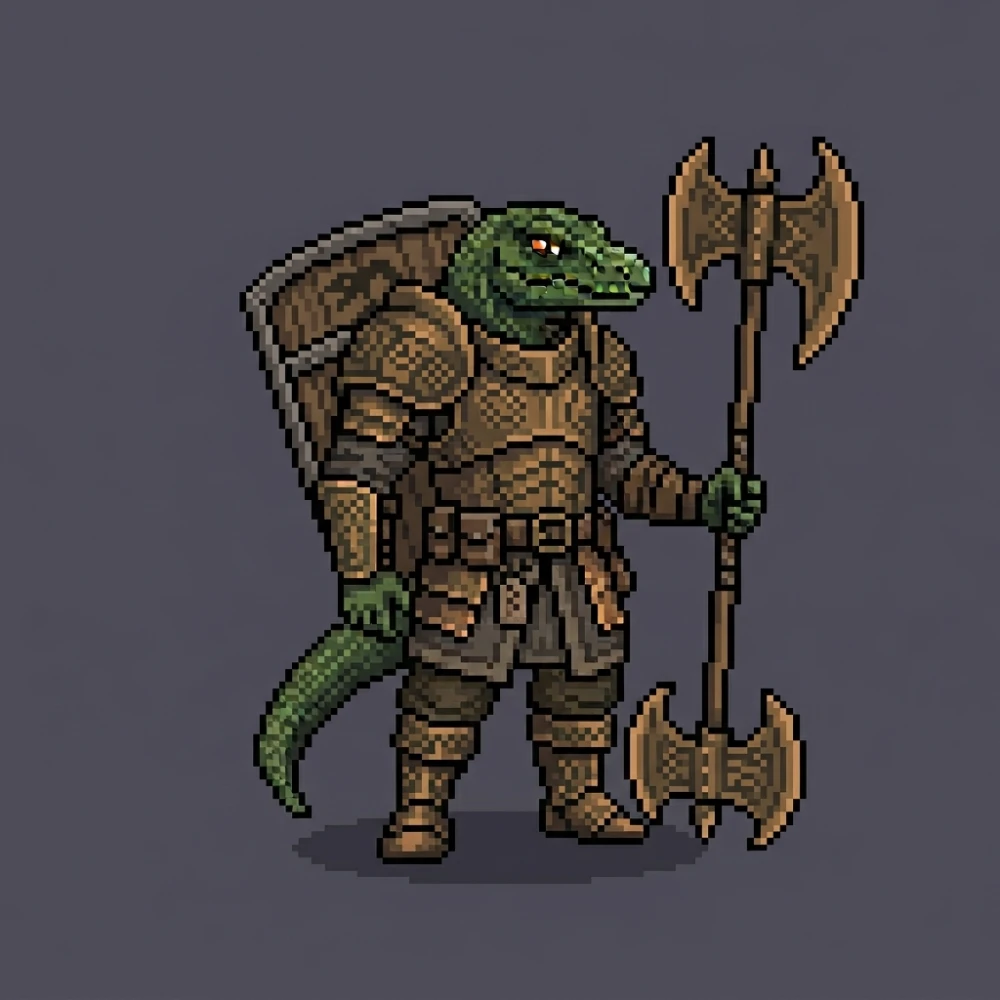 The Bronze Juggernaut: Quad-Blade Halberd