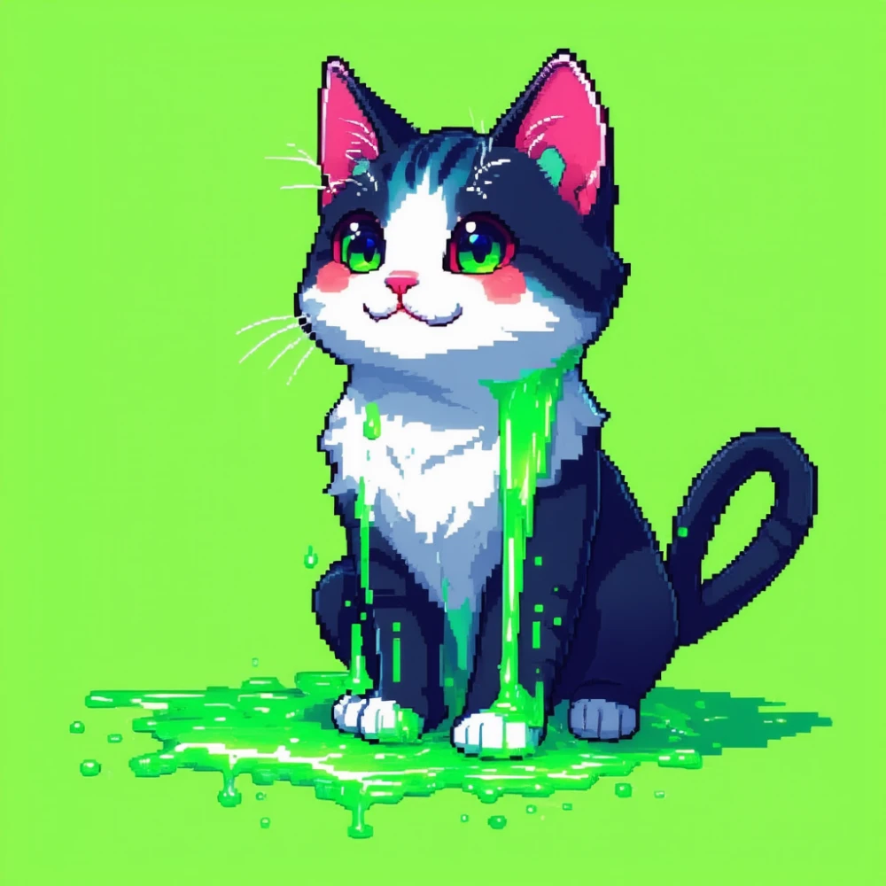 Monad Cat – Toxic Slime