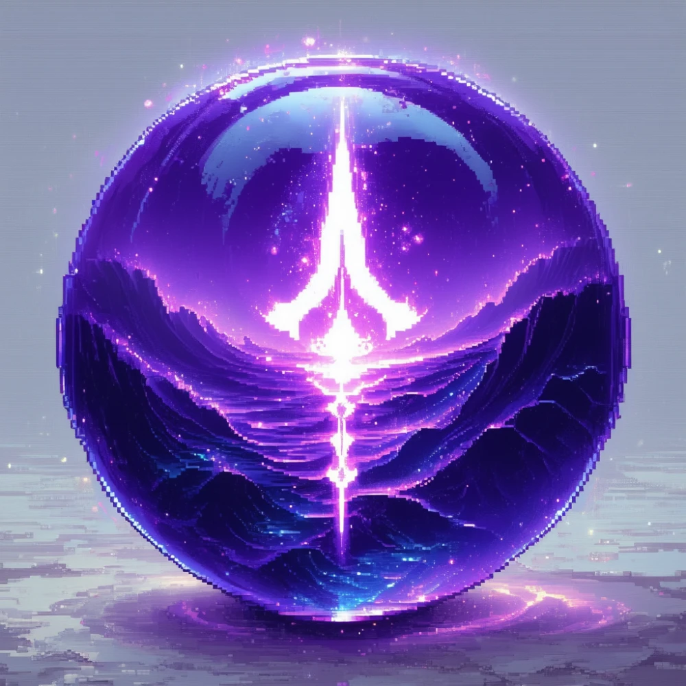 Monad Orb #1 – Pixel Trident