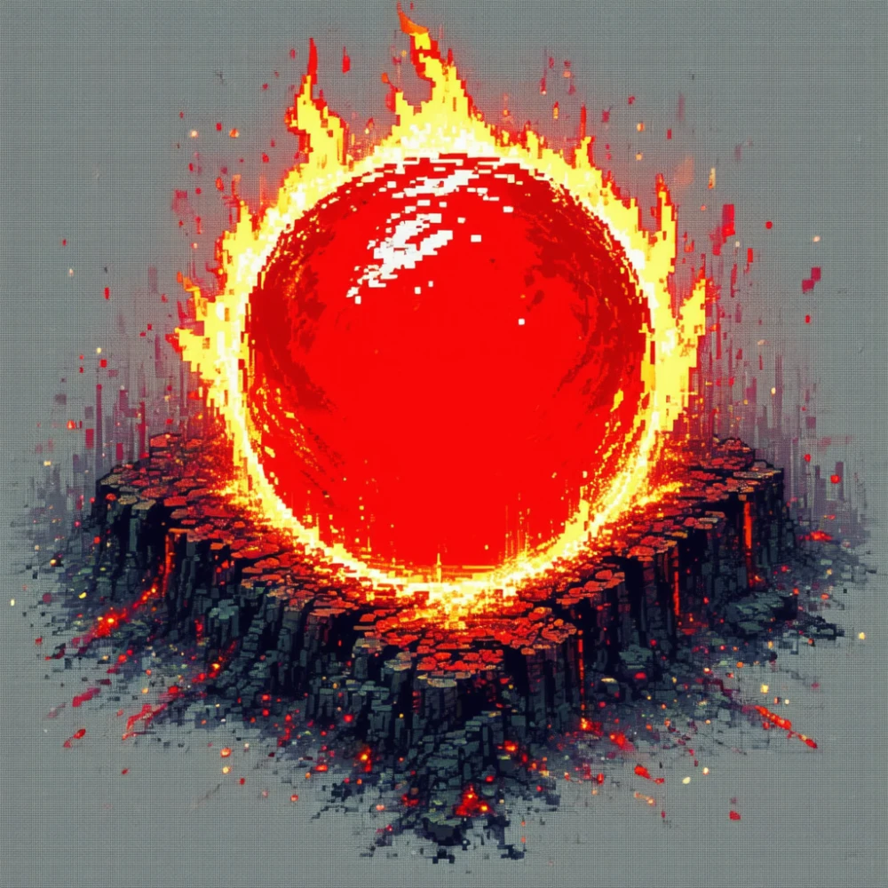 Monad Orb #2 – Cosmic Flame