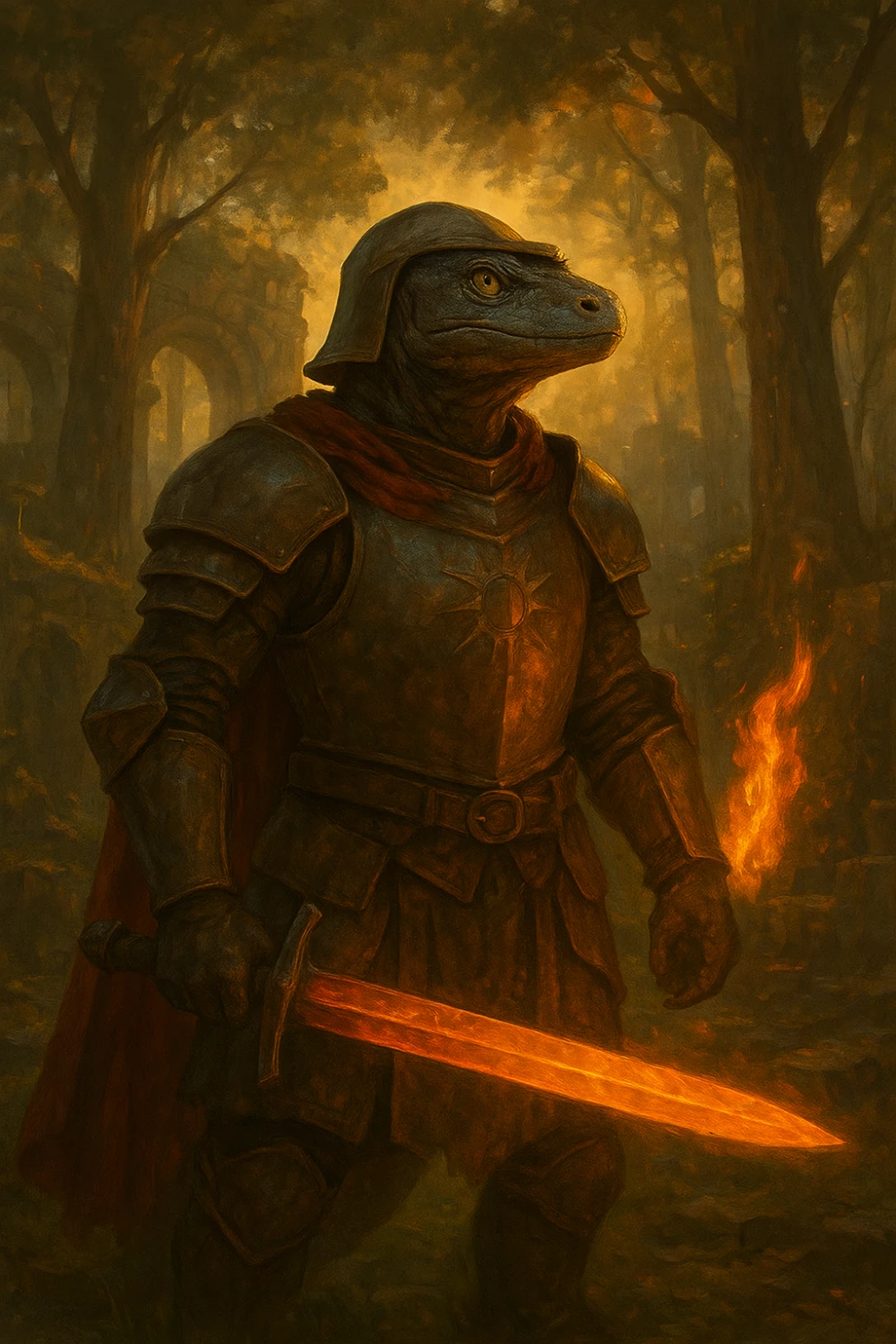 Komodo Warden – The Flame of the Forest