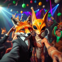 Cosmos Party Fox