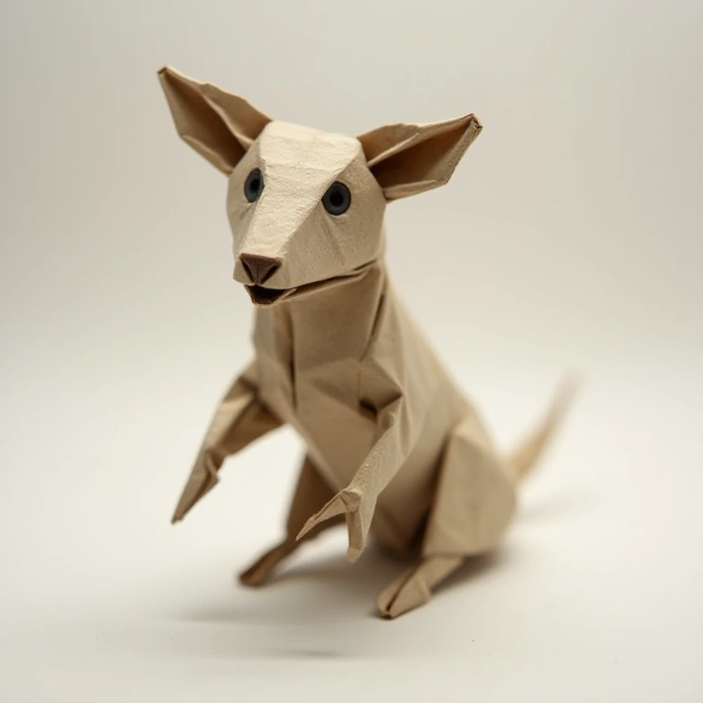dog origami