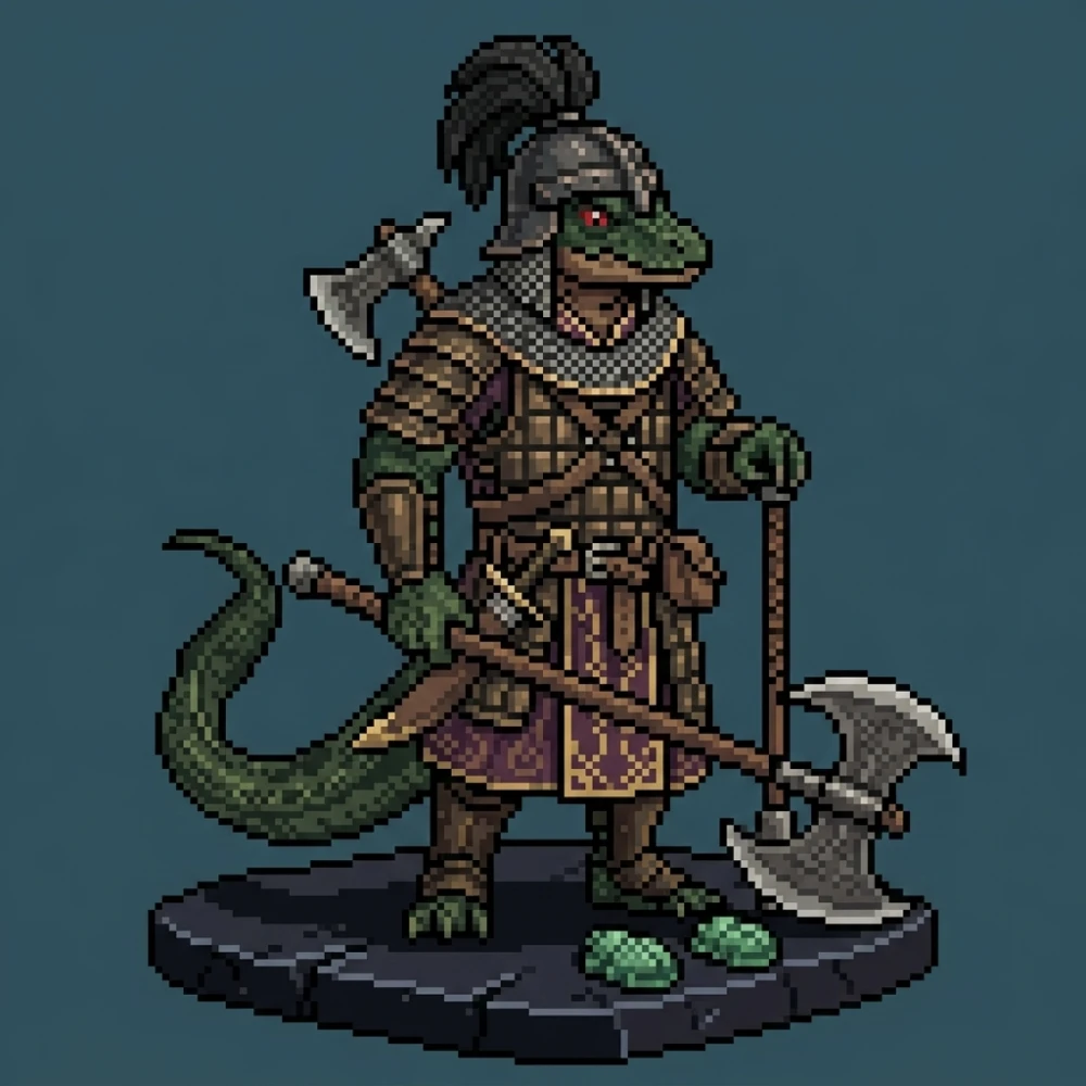 Komodo Berserker: Legend of the Obsidian Realm