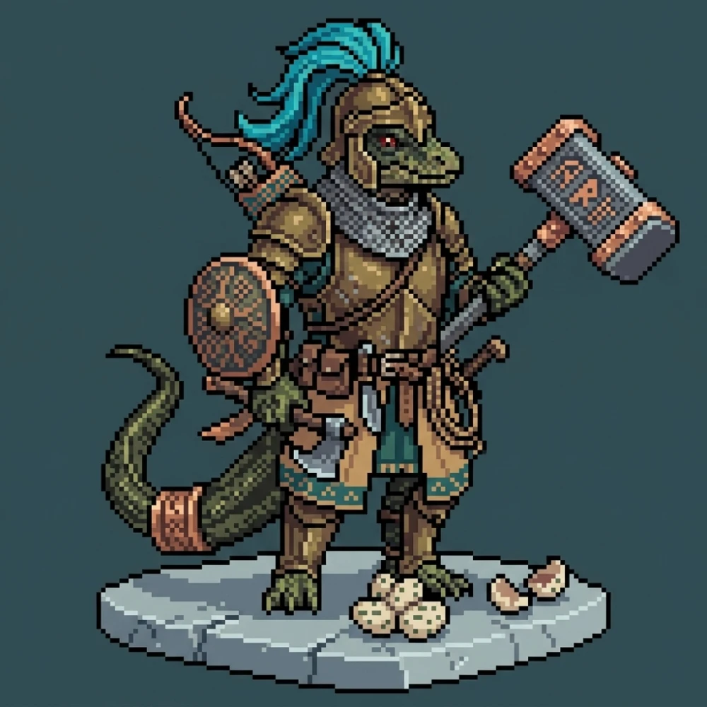 Komodo Forgekeeper: Defender of the Nest
