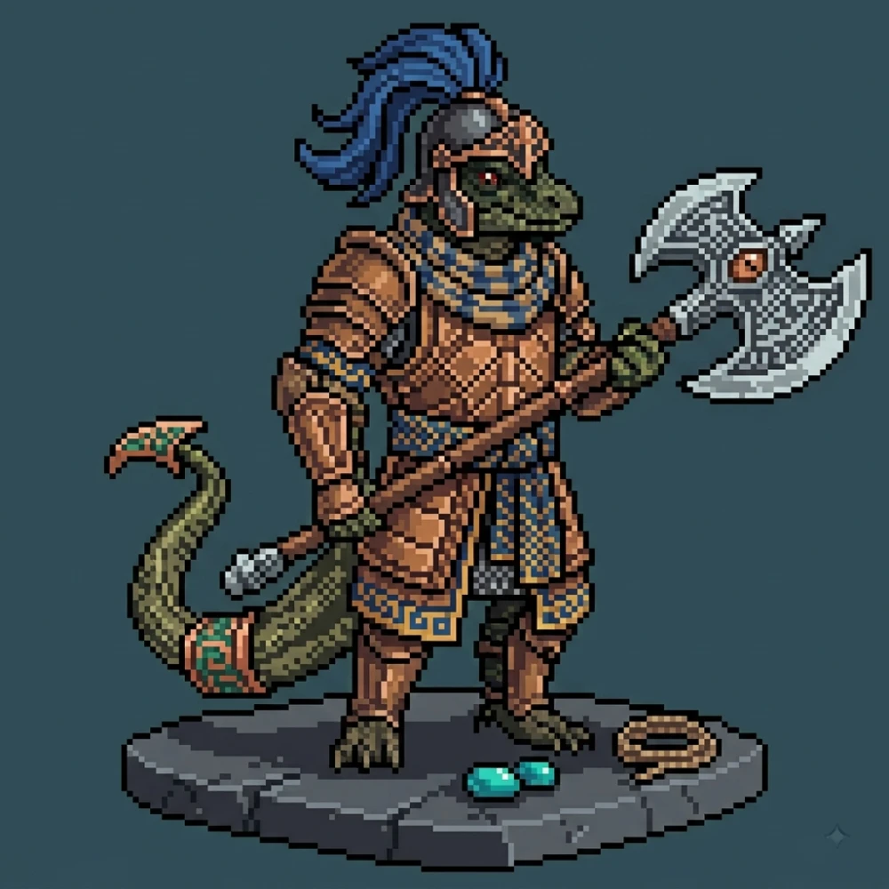 Komodo Overlord: Warden of the Azure Plume