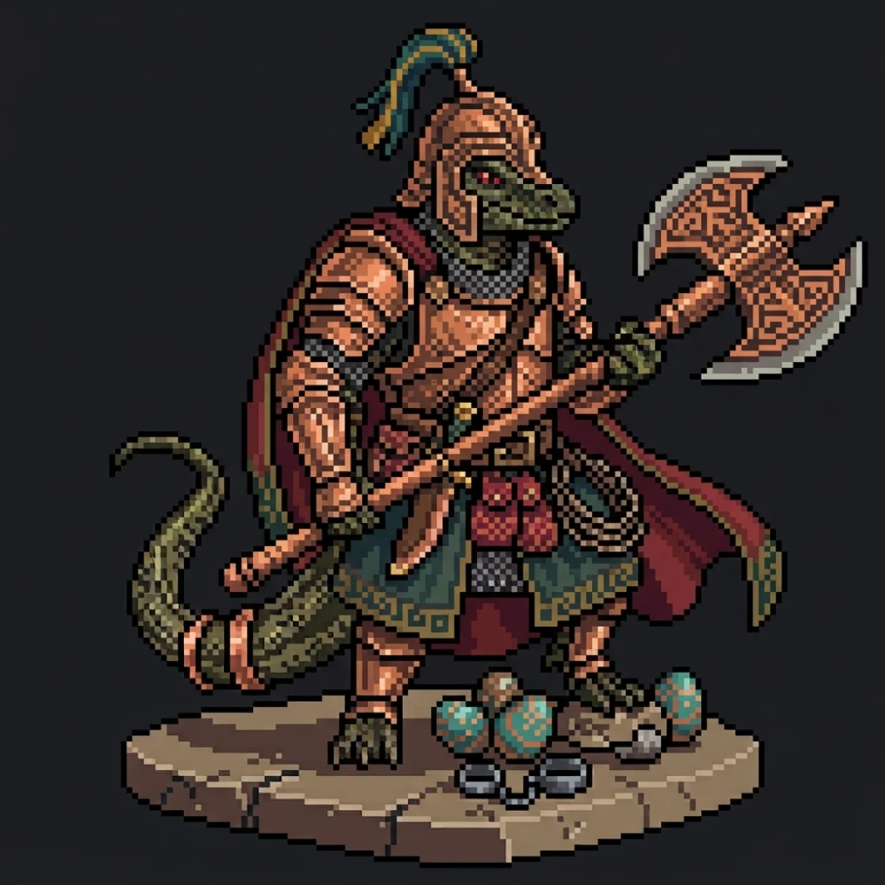 Komodo Warlord: Guardian of the Turquoise Clutch