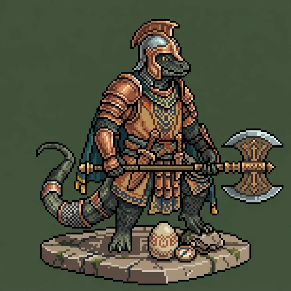 Komodo Sovereign: Guardian of the Gilded Brood
