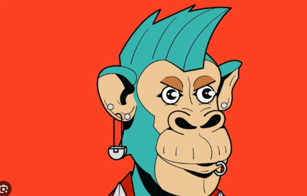 green punk monkey