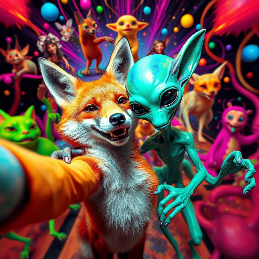 Cosmic Party Fox