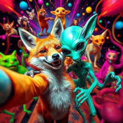 Cosmic Party Fox
