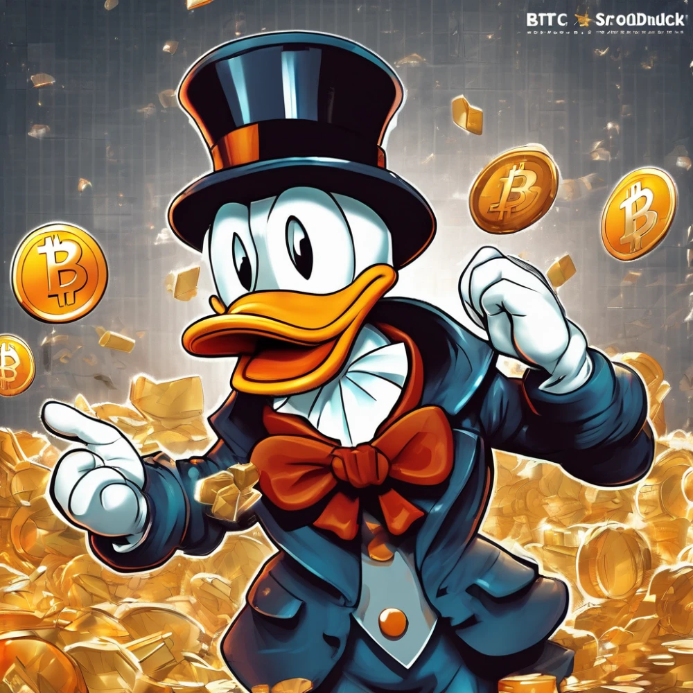 Scrooge McDuck like BTC