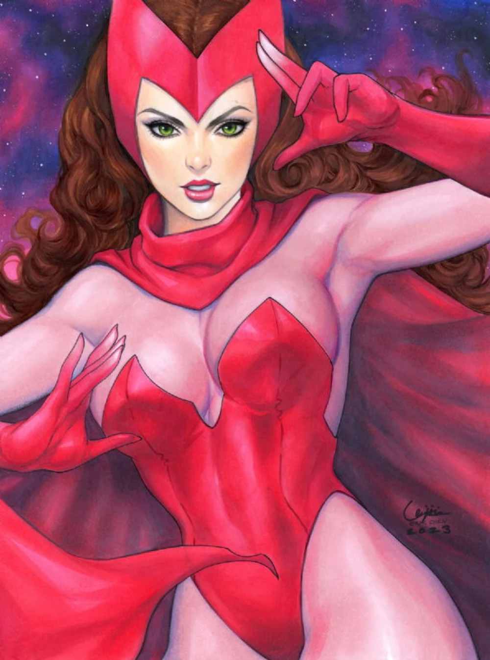 OG Comics Art - Witch