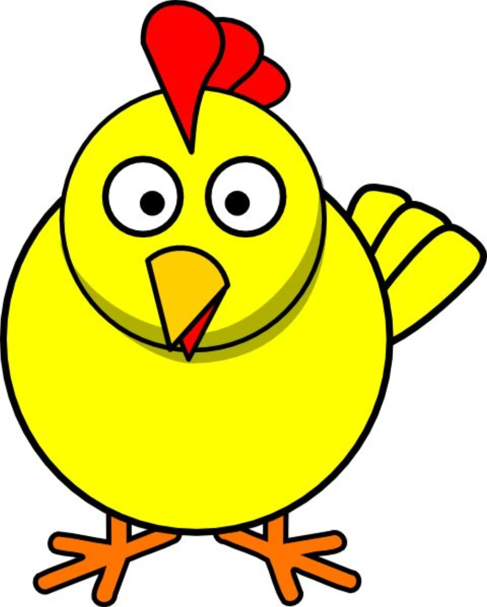 Funny chicken