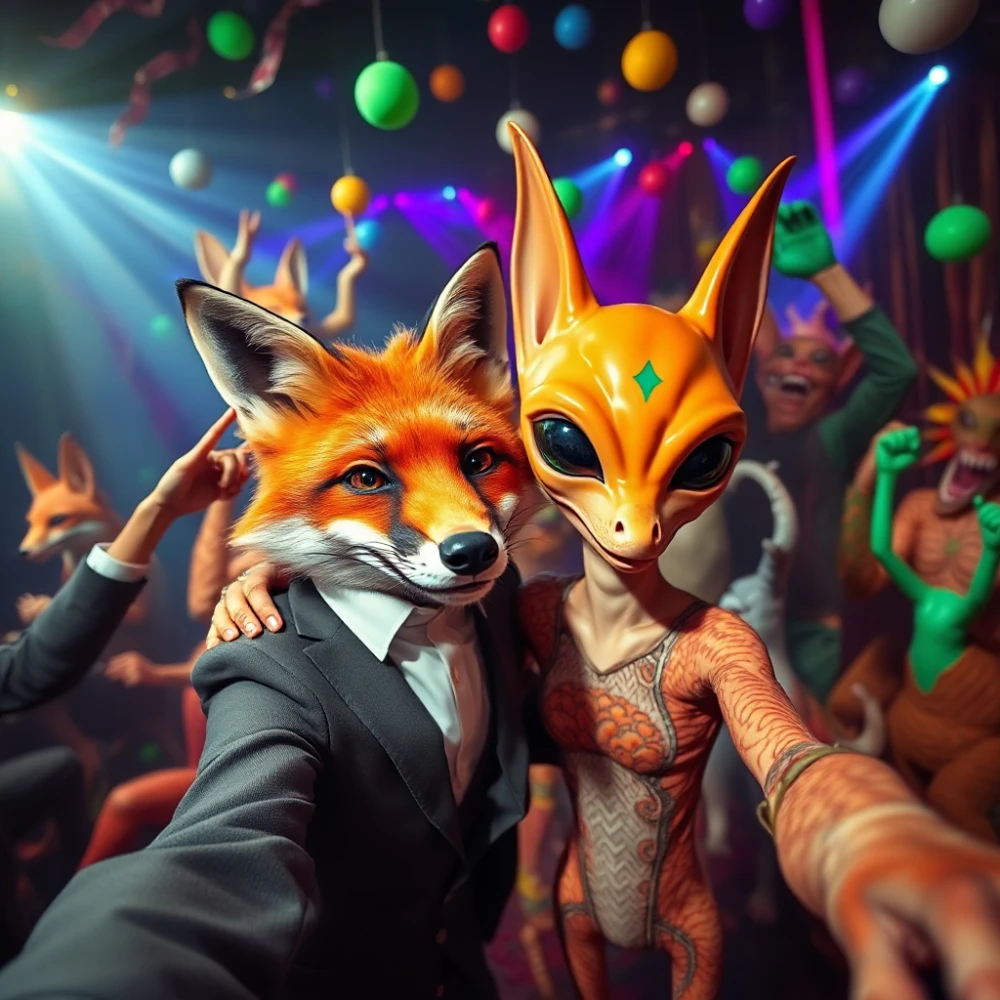 Cosmos Party Fox
