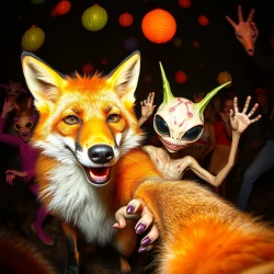 Cosmos Party Fox