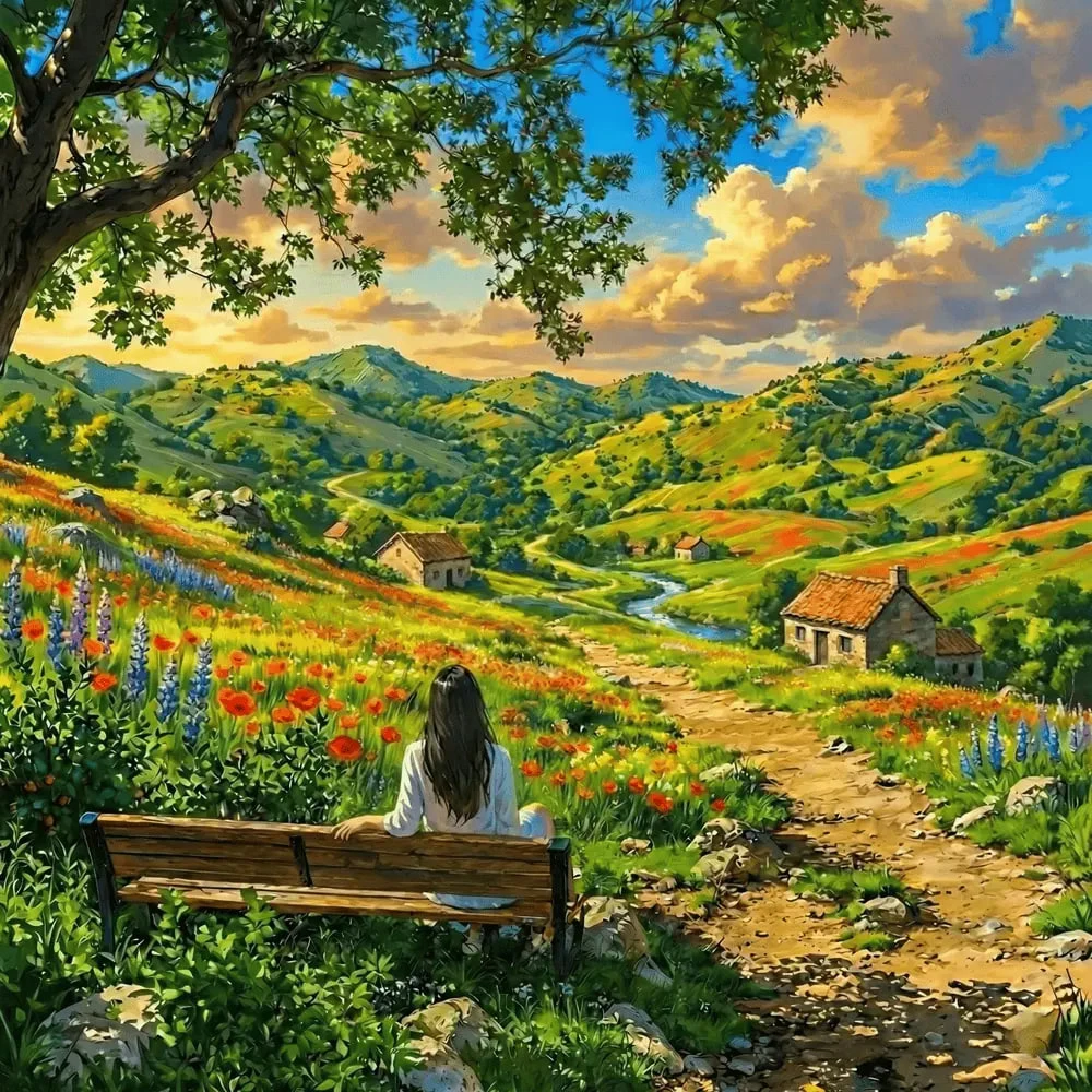 🌿 Valley of Serenity ☀️✨