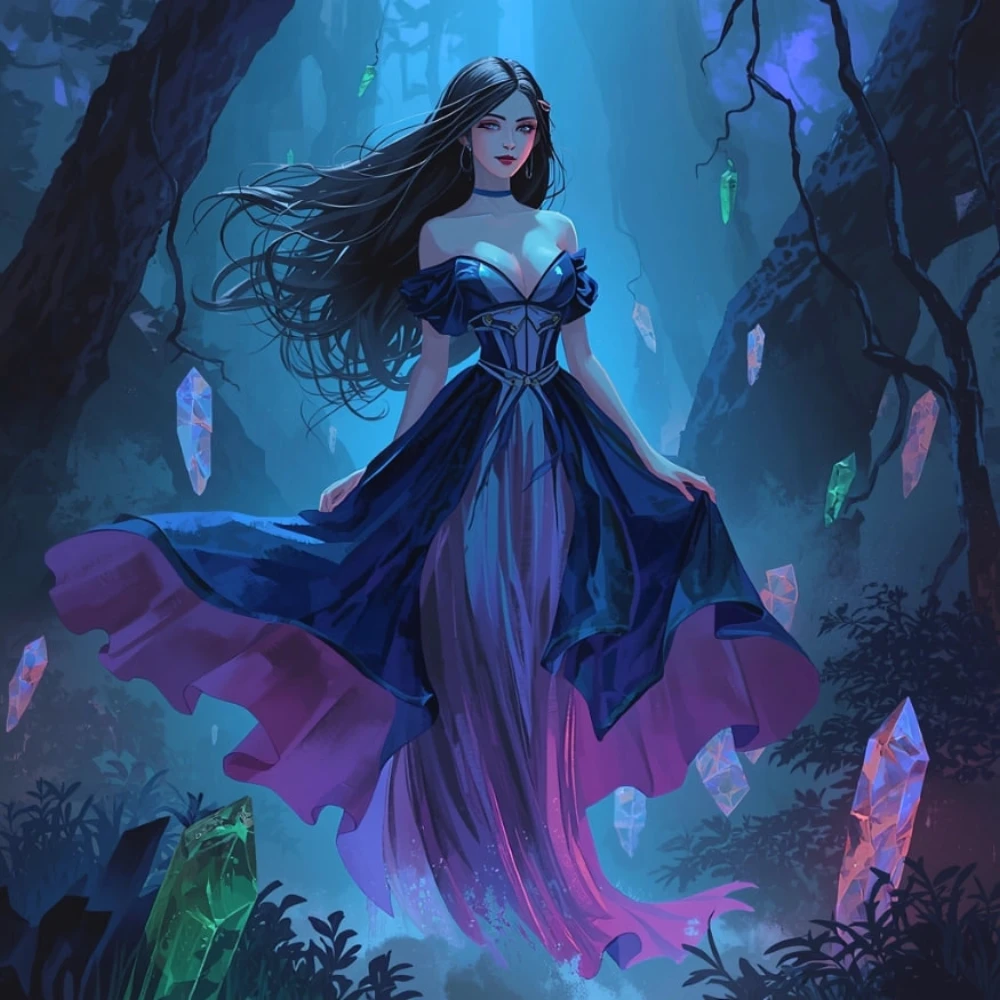 🌙 Crystal Forest Empress 💎✨🌌