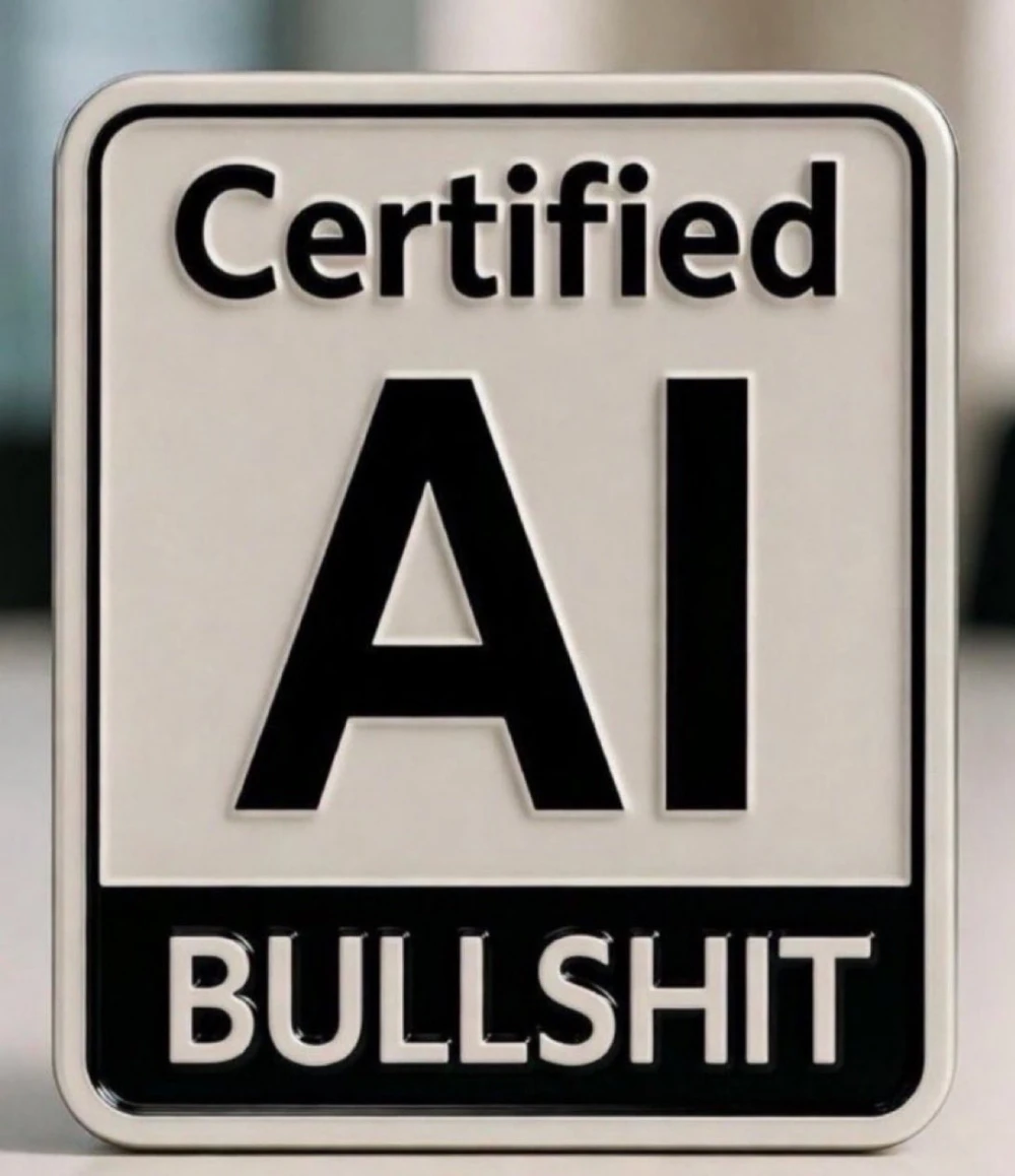 Certified AI Bullshit