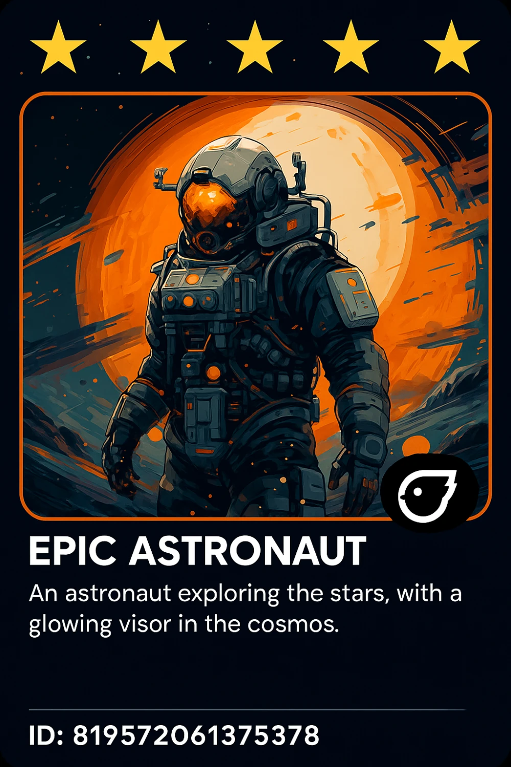 AIRDROP OMNIHUB ROBT WAR #001 EPIC ASTRONAUT