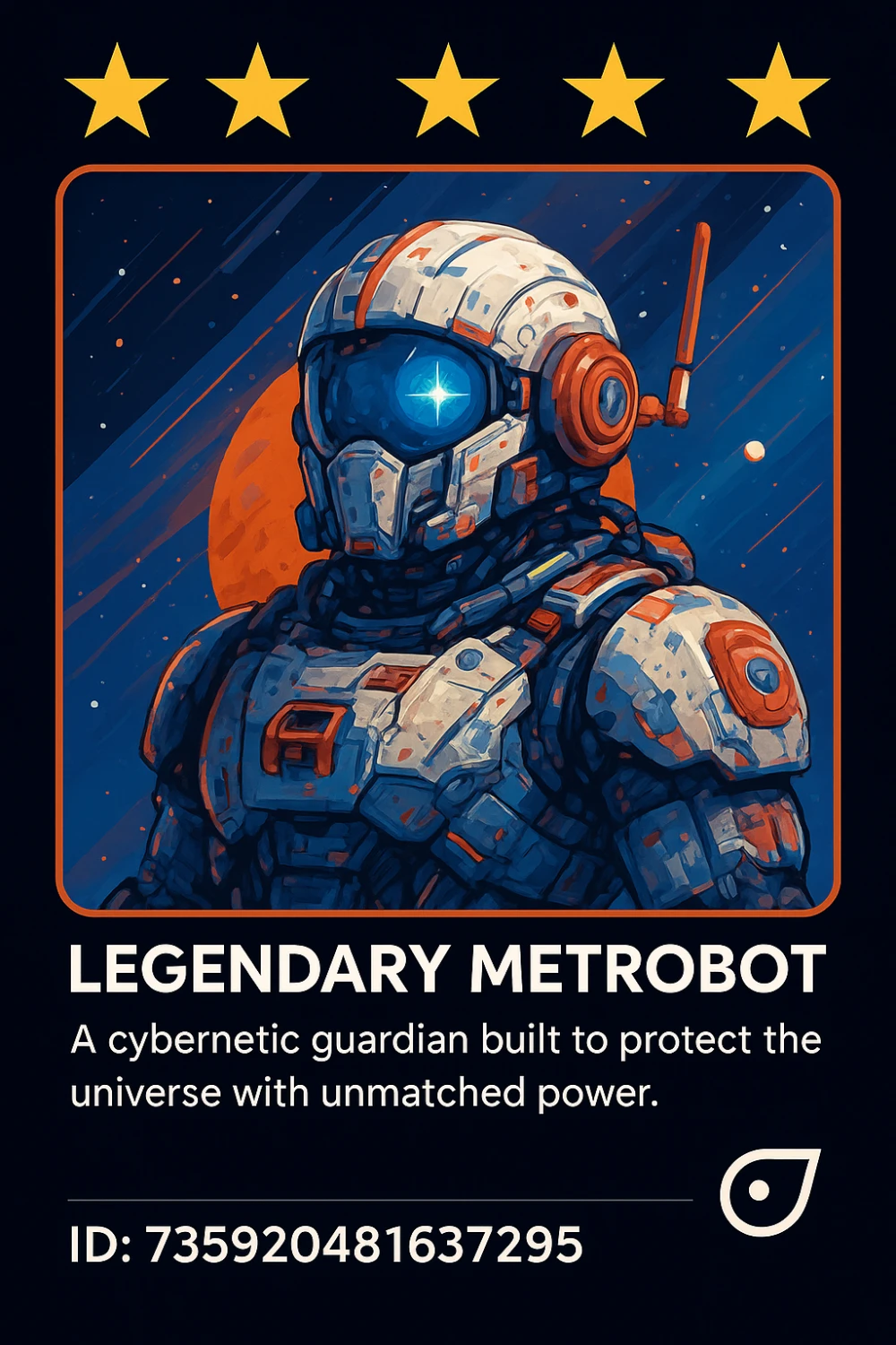 MINT AIRDROP OMNIHUB - LEGENDARY METROBOT #003