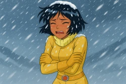 Alex in Snowstorm