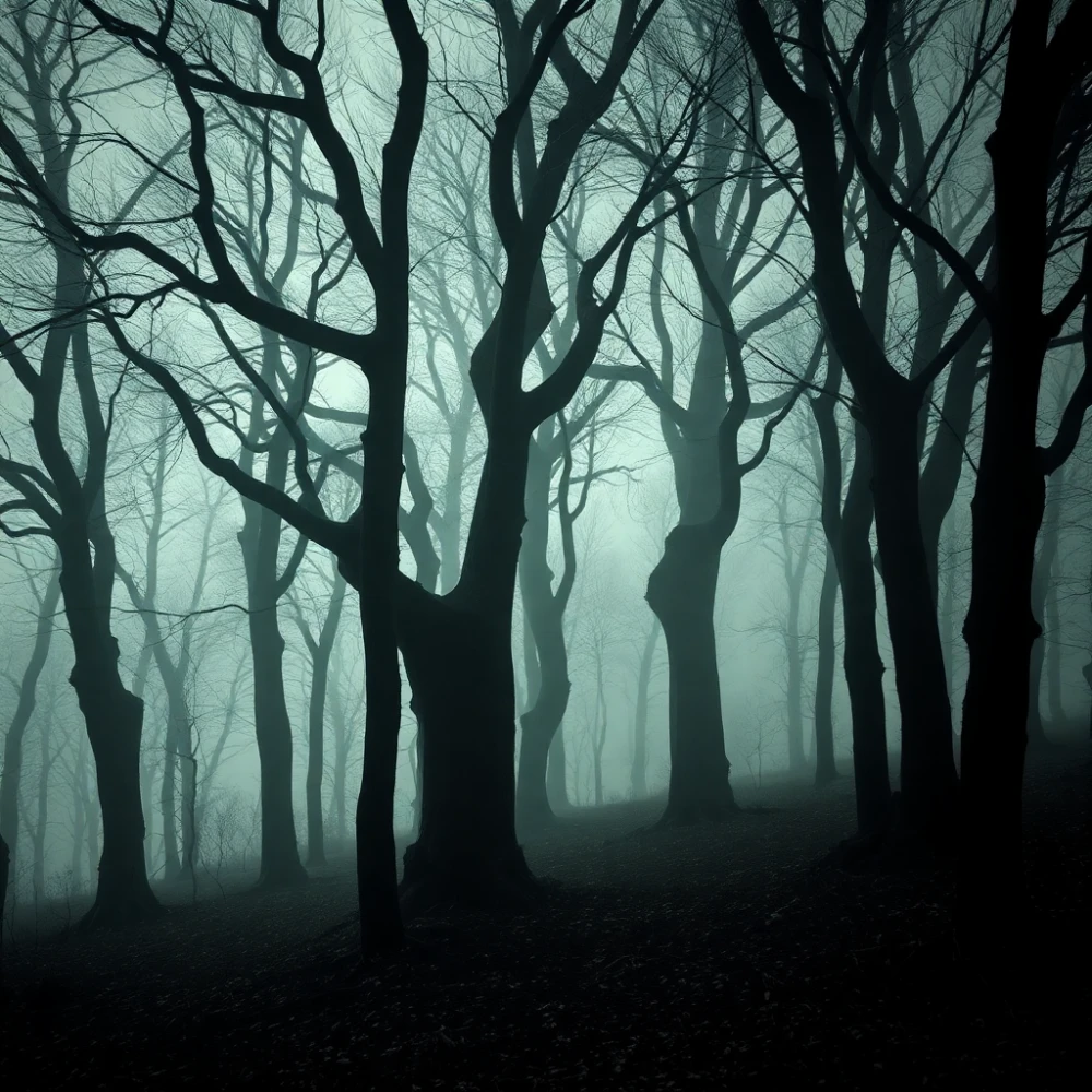 eerie forest
