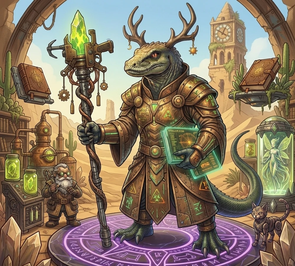 Wasteland Scavenger #812: The Bio-Grid Surveyor