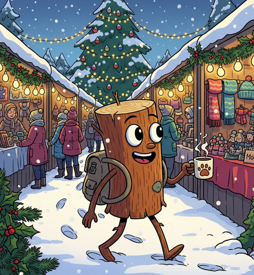 Holiday Log Traveler