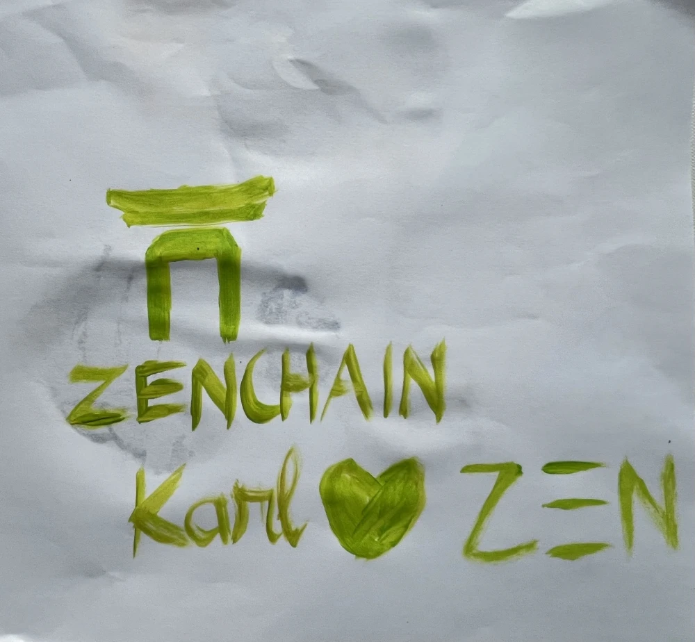 My son's ZenChain painting
