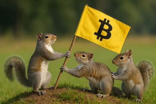BTC Squirrels Crypto Reenactment