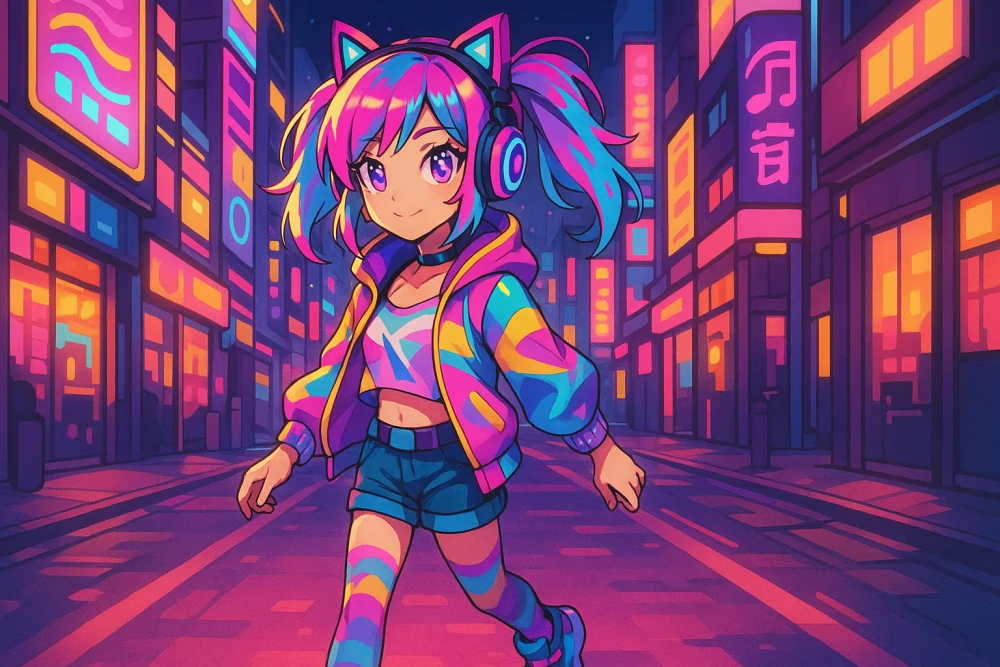 Neon Blossom