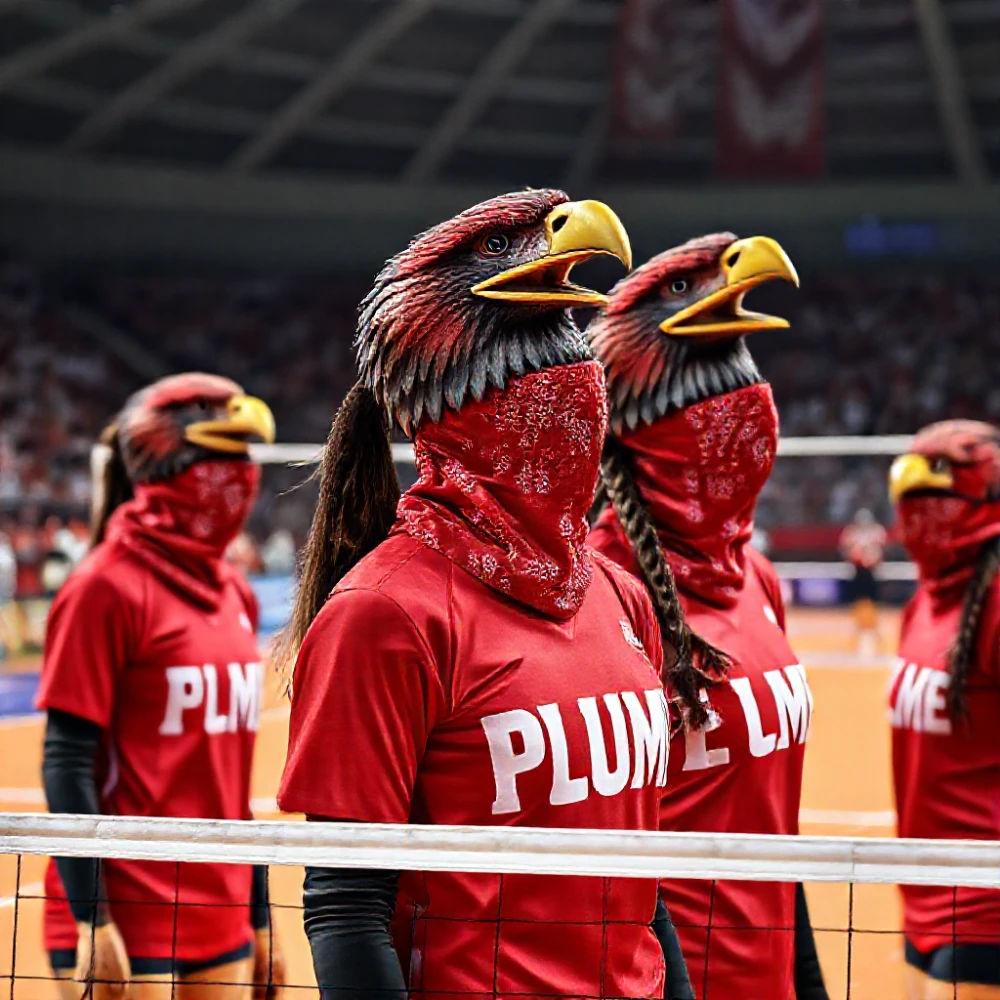 Plum Volleyball