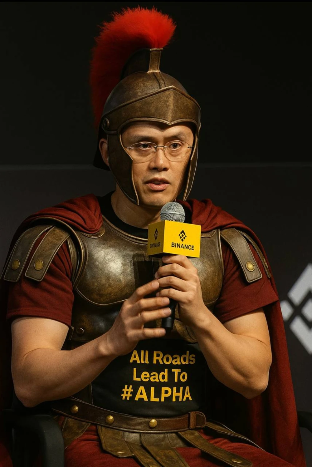 CZ-Binance Supperman